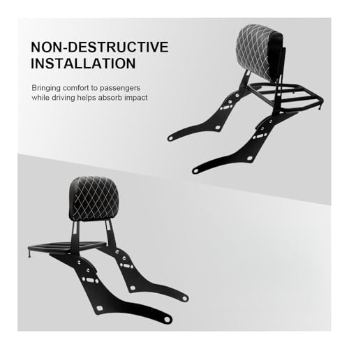 Dossier selle passager Rebel CMX500 en acier robuste et finitions premium