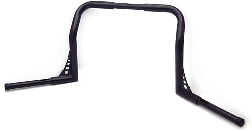 Miniatura 8 de HTTMT- US-TGHD-HB025-BK2-1-1/4" Ape Hanger Manillar de 12 pulgadas de altura compatible con Harley Touring con carenado Batwing