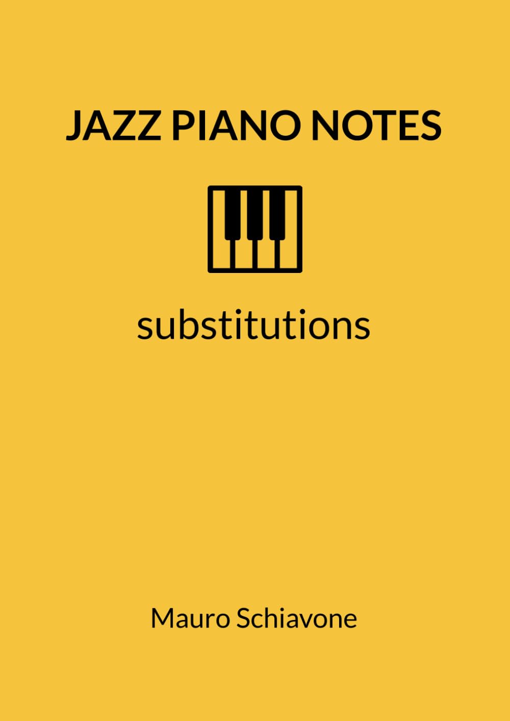 Jazz Piano Notes - substitutions