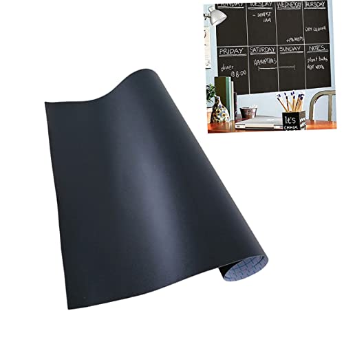 2Pcs Chalkboard For Black Wall Paper Black Chalkboard Blackboard Wallpaper Chalkboard Wallpaper Magnetic Wall Board Chalkboard Wall Decal Chalkboard Wall Sticker Wall Decals #TOP3