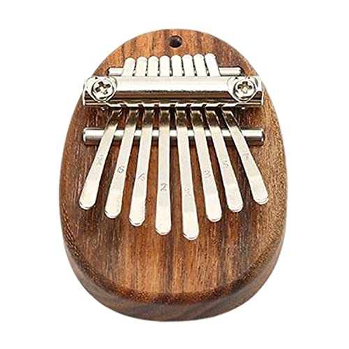 Sritob Mini piano de polegar – Mini kalimba de 8 teclas | Piano portátil para crianças e adultos, pr