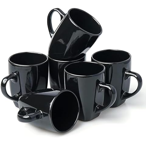 HOMD Large Handle Ceramic Coffee Cup Set Cover