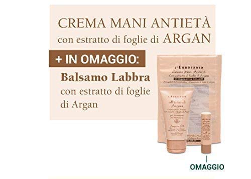L'erbolario crema mani all'olio di argan 75 ml +