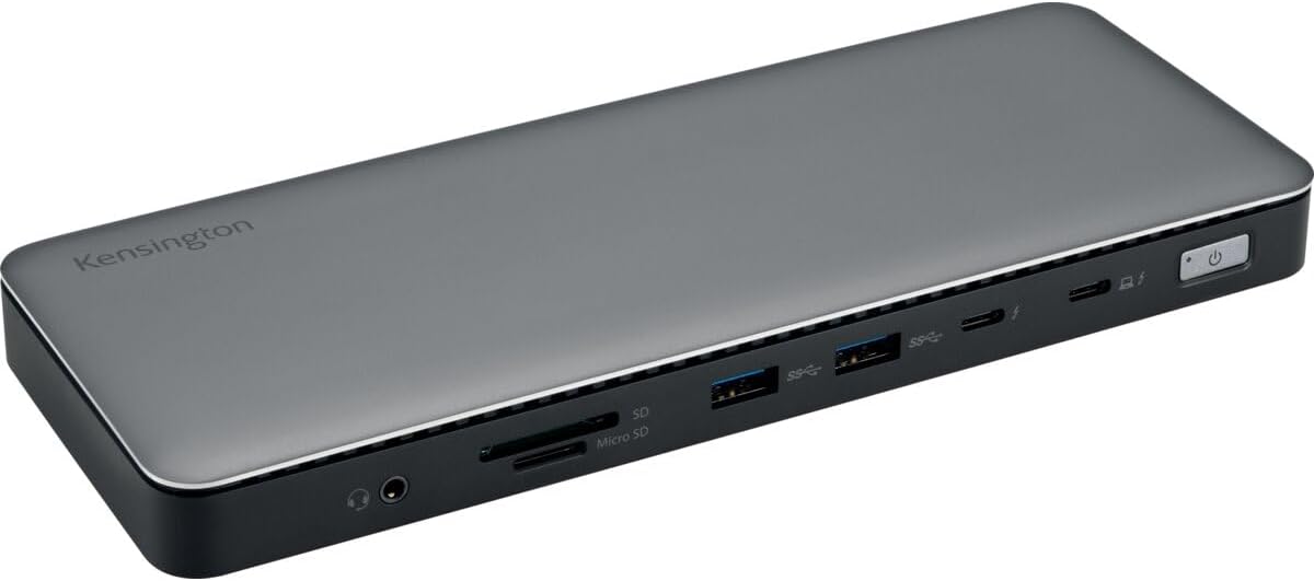 Kensington, 2-Port Thunderbolt 100W Dock, K34110EU (includes 1 year technical support)