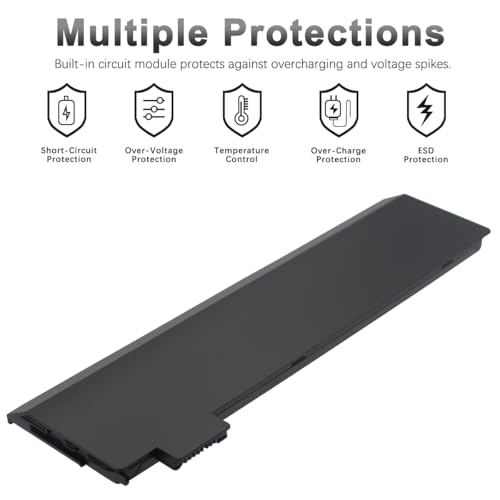 KXRSII 24Wh 61 01AV422 01AV423 01AV424 Laptop Akku Ersatz für Lenovo ThinkPad T570 T580 T470 T480 P51S P52S TP25 A475 A485 01AV452 01AV490 SB10K97579 SB10K97580 SB10K97581 SB10K97597