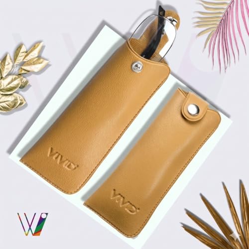 Image of Unisex Specs Snap Button Eyewear Dabbi Artificial Leather Soft Case Cover