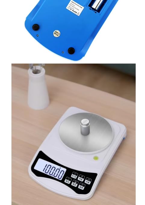 Digital Precision Scale, High Accuracy 0.01g Lab Scientific Scale, Black, Multi-Function Electronic Balance, 1000g Capacity