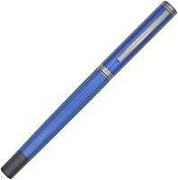 Vista 3 de Gullor Pluma estilográfica de metal con convertidor y caja de regalo, azul, punta fina