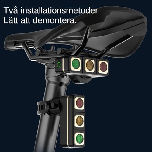 Linterna de bicicleta para evitar accidentes gracias a sus múltiples modos LED 2