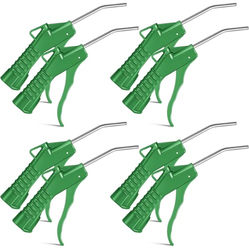 Honoson Air Nozzle Blower Gun Pistol Grip Air Blow Tool Compressor Accessories for Industrial Household Mechanics(Green,8 Pcs)