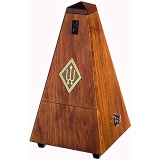 Wittner Métronome Pyramidal Noyer brillant - Les Beatles, Paul McCartney, John Lennon, RIngo Starr, George Harrison