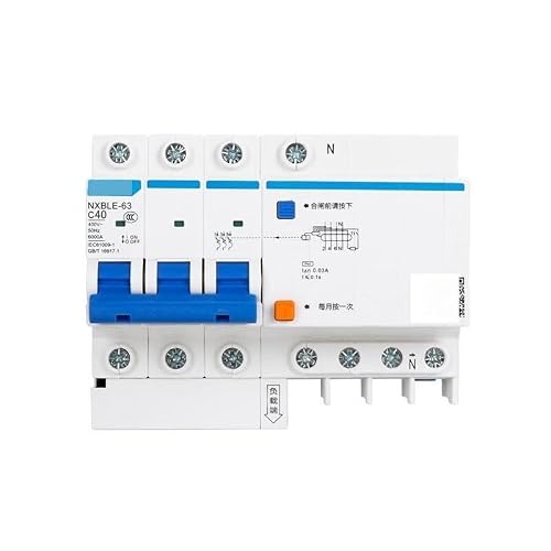 LKPEHTAGN NXBLE-63 Residual Current Operated Circuit Breaker; 3P+N C40 30mA 6kA