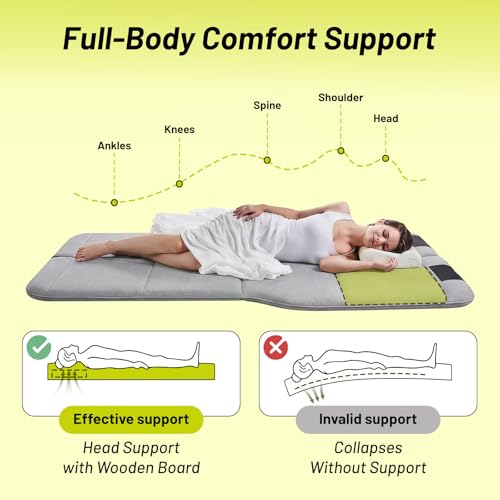 Image of Car Bed for Ford Escape, Foldable Non Inflatable Soft Foam Camping Mattress, Thickened Portable SUV Trunk Sleeping Pad, Air Mattress Upgrade for Family Camping Essentials, Gifts for Car Guys, Travel