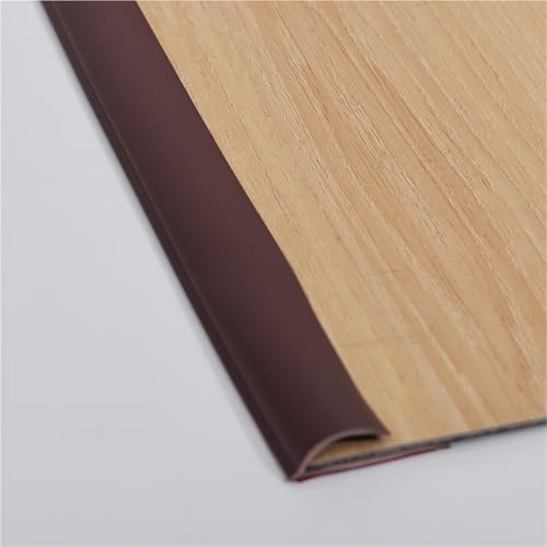 Extra Long Carpet Edge Trim Self Adhesive, 10ft/3meter Cuttable Floor Carpet Edge Binding Anti Slip, Flexible Rug Edge Protector for Doorway/mat/Doormat/Rugs/Runner(Coffee Color)