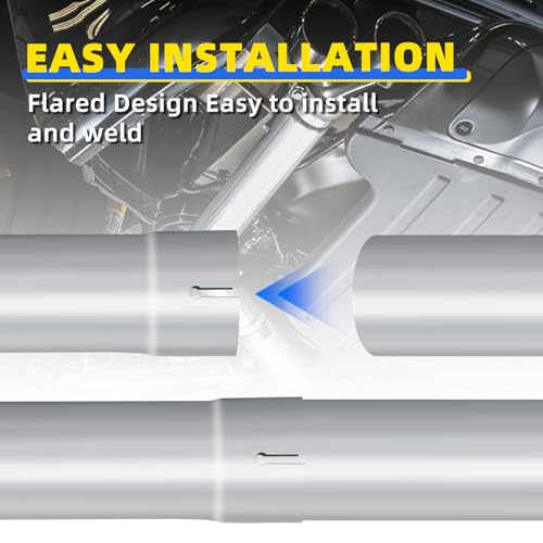 Piclafe 5 Inch Exhaust Pipe, 5'' Aluminized Steel Straight DIY Custom Mandrel Exhaust Pipe, 30 Inch Length, 5'' OD Mandrel Straight Pipe by Piclafe - Used condition - Image 6