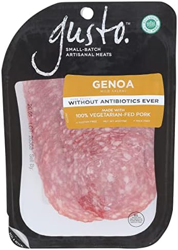 GUSTO Sliced Genoa Salami, 4 OZ