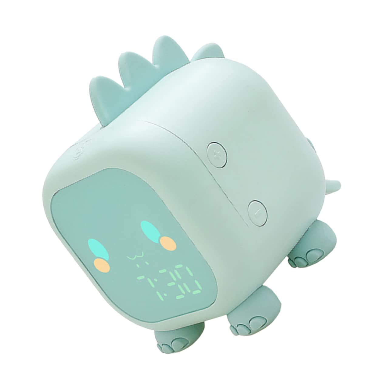 Alipis Kinderwecker Digital in Grün, Kunststoff, Tierform, 1 Stück
