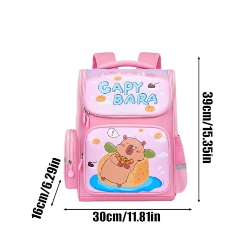 Sac à dos dessin animé capybara étanche et grand volume pour les sorties