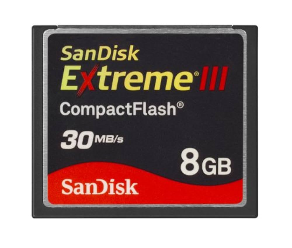 Amazon | SanDisk Extreme III コンパクトフラッシュ 8GB 30MB