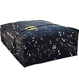 ✔【Robuste breite Träger und Schnallen】Starke Nylonbänder lassen sich flexibel an Ihr Auto anpassen. Durch die Schnallen bleibt unser dachbox jetbag während der Fahrt fest.