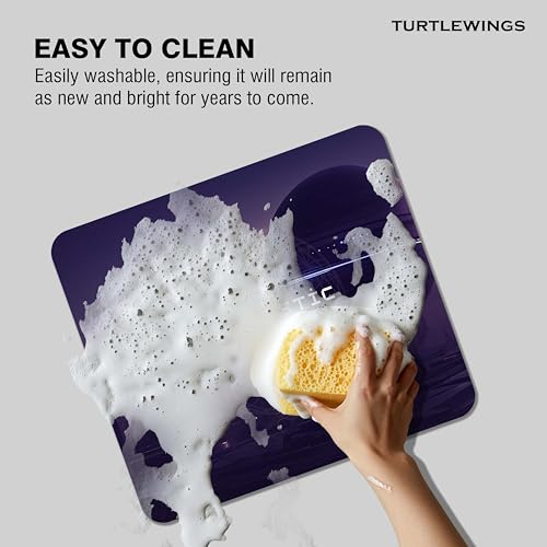 Image of TURTLEWINGS | Mousepad | Inspirational Quote Mousepad - 22x18 cm, 3mm Thick | Abstract Design Non-Slip Rubber Base | Office, Study & Gaming Use | Premium Smooth Surface 222 (13)