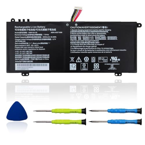 OUWEE 4588105-2S Laptop Battery Compatible with Dynabook Satellite Pro C50-H-108 C50-H-103 C50D-B-115 for Medion Akoya E15403 30027586 30026724 30026726 Series 40071698 40072215 45.6Wh 1000mAh 7.6V