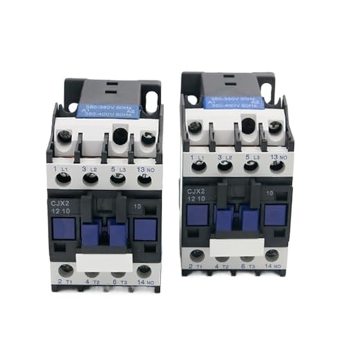 Contacteur CA CJX2-1210 12A AC110V triphasé montage rail DIN