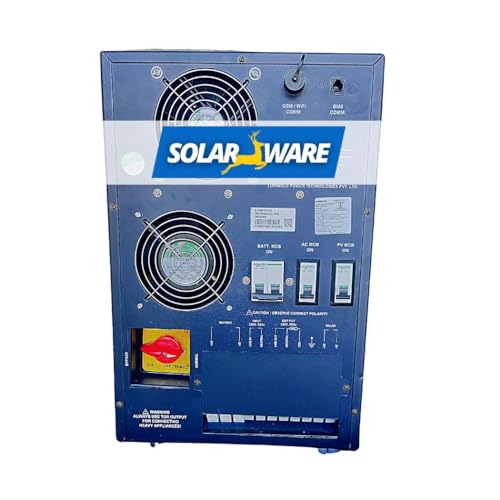 Image of Luminous Solarverter PRO 5KVA / 48V MPPT Solar Inverter for Home, Office, and Shops (2-Year Warranty, Blue); with WiFi Remote Monitoring Device