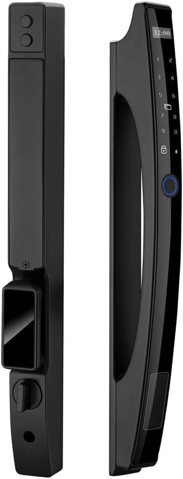 Smart Lock Fingerprint Digital APP Remote Password IC Card Key Unlock Electronic Security Door Lock(D,8535)