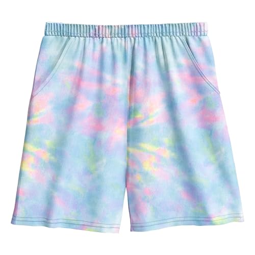 LQSZ Girls Pajamas Set with Pocket Toddler Kids Short Sleeve Sleepwear 3-14Y Pjs Set4