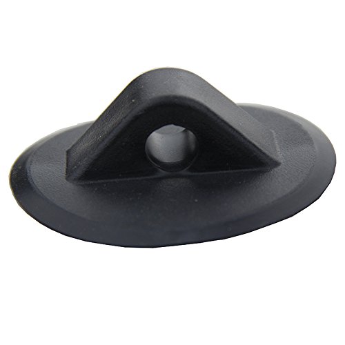 Mangobuy 2 rund Seil Schnalle für aufblasbare Boot Raft bootsklasse Hohe Qualität, schwarz