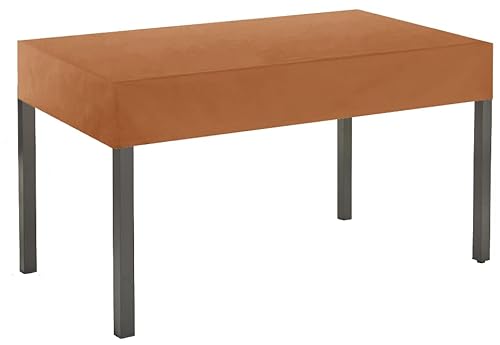 Premium Abdeckplane 150x90x15 cm Gartenmöbel Gartentisch Hülle Abdeckung Haube Schutzhülle Abdeckhaube 6.000 mm Wasserbeständigkeit Kaffe Latte Cover