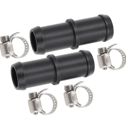 2Pcs Upgraded Aluminum Heater Hose Connector Fitting Adapter Fit For Nissan 370Z Infiniti G35 G37 QX50 Q60 Q70 M35 M37 OE#: 92417-JK20A