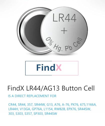 Image of LR44, 1.55 V Alkaline Button Coin Cell Electronics LR44 Battery. AG13, G13, LR44, SR44, A76, 357A Watch Battery 1.5v (Calculator,Thermometer,LED Lights,Laser,Toys) (Pack of 500, 500 Count)