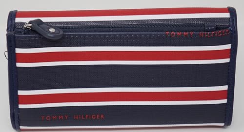 Tommy Hilfiger Women's Zipped Wallet with Multiple Compartments, Multicolore, Taille unique, American2