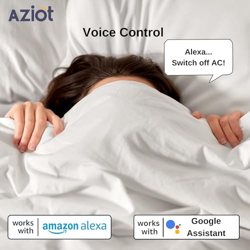 AZIOT IR Blaster | Universal Smart Remote for Air Conditioners, TVs, Set-Top Boxes, and All IR Devices | Compatible with Alexa & Google Home | All-in-One Infrared Remote for Smart Home 6 41MPbgiBk7L