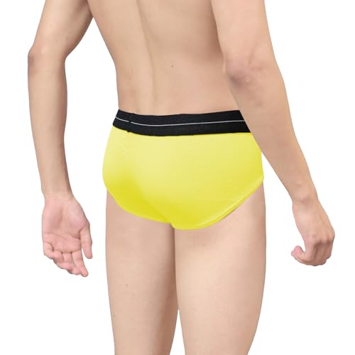 Image of La Intimo Cotton Power Solid Brief for Men Innerwear | Antimicrobial Underwear for Men