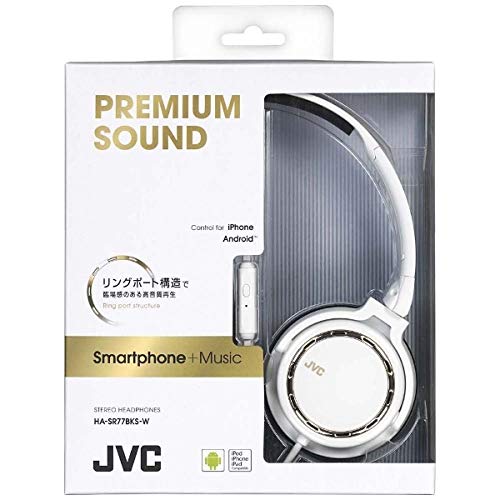 【中古】JVC マイク/コントロール付 ヘッドホン（ホワイト） HA-SR77BKS-W Amazon.co.jp: JVC マイク/コントロール付 ヘッドホン（ホワイト） HA