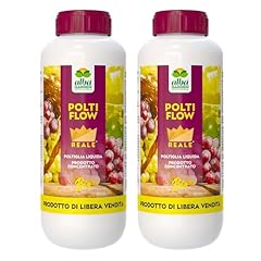 Albagarden - Polti Flow Bordolese Biologico - Concime con Rame Naturale + Boro Per Piante - Contro Peronospora Oidio Verderame Solfato Ossicloruro - 2 x 500 ml Concentrato