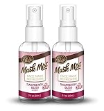 Face Mask Refresher Spray, 2 fl oz (Raspberry Bliss, 2 Pack)