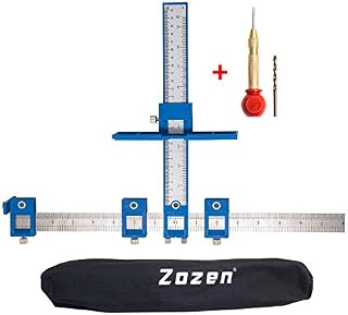 Cabinet Hardware Jig Zozen,Handles and Knobs Aluminum Alloy Drill Guide Sleeve Drawer Pull