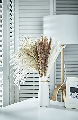 Foto von Janice Ky 60Stck 65cm Natürliche Pampasgras Getrocknet Mit 3 Flauschige und Schwungvolle Trockenblumen Getrocknete Blumenfür Hochzeit Blumenarrangements Home Décor