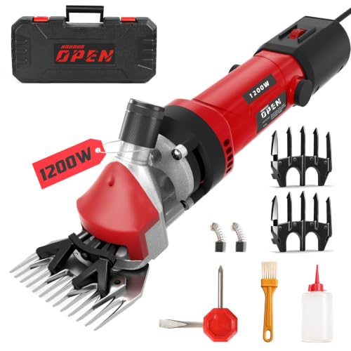 Openhahaha 1200W Sheep Shears Clippers, Sheep Shears for Dogs, Heavy Duty