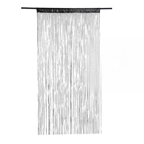 Sumneo Türvorhang Fadenvorhang Glitzer 91 x 200 cm, Raumteiler Sichtschutz Fliegengitter Vorhang für Tür und Fenster, De...