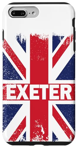 Carcasa para iPhone 7 Plus/8 Plus Exeter - Bandera británica Vintage con Bandera británica