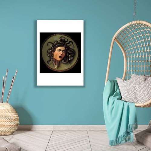 Caravaggio Tête de Méduse impression d'art d'archivage mate Medium poster