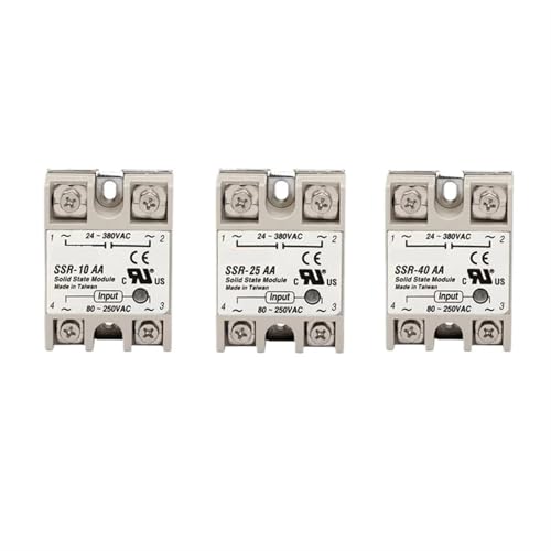 SSR-10AA relais statique entrée AC 80-250V avec isolation optronique sûre