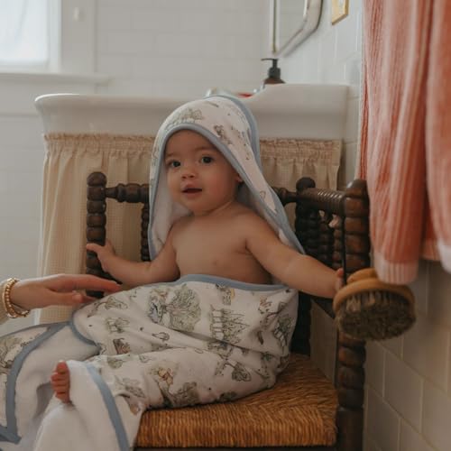 Image of Copper Pearl Premium Knit Hooded Bath Towel Hundred Acre Wood