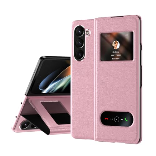 Étui Z Fold 6 rose anti-chute : résout la fragilité du téléphone avec style