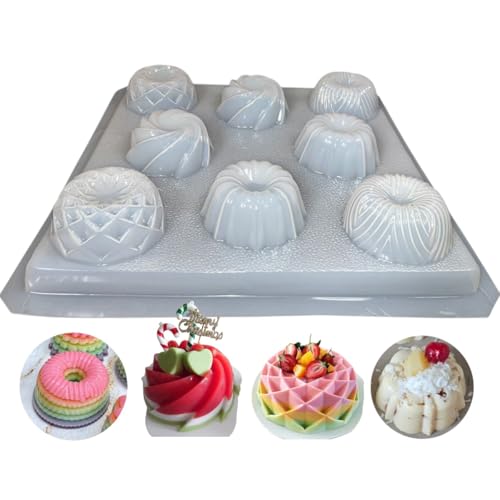 La mejor selección de Moldes para gelatinas . 43 Molde para Gelatina en Forma de 8 Diferentes Mini Roscas Gajos, Panal, Óvalos y Rehilete 200 ml c/u. Ideal para Porciones Individuales. Reutilizable, Fácil de Usar y Desmoldar.